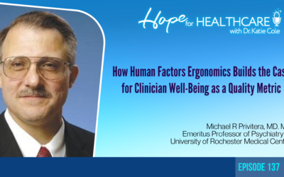 How Human Factors Ergonomics Builds the Case for Clinician Well-Being as a Quality Metric